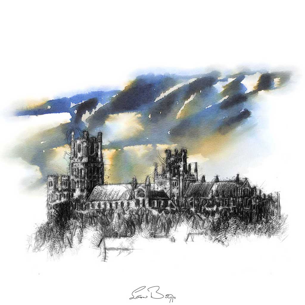 Original Durham cathedral sketch SeanBriggs