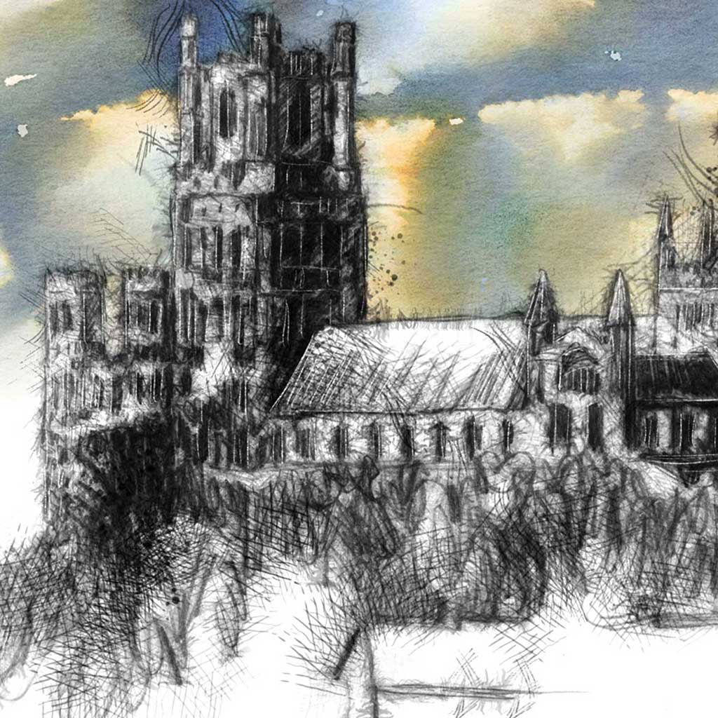 Original Durham cathedral sketch SeanBriggs