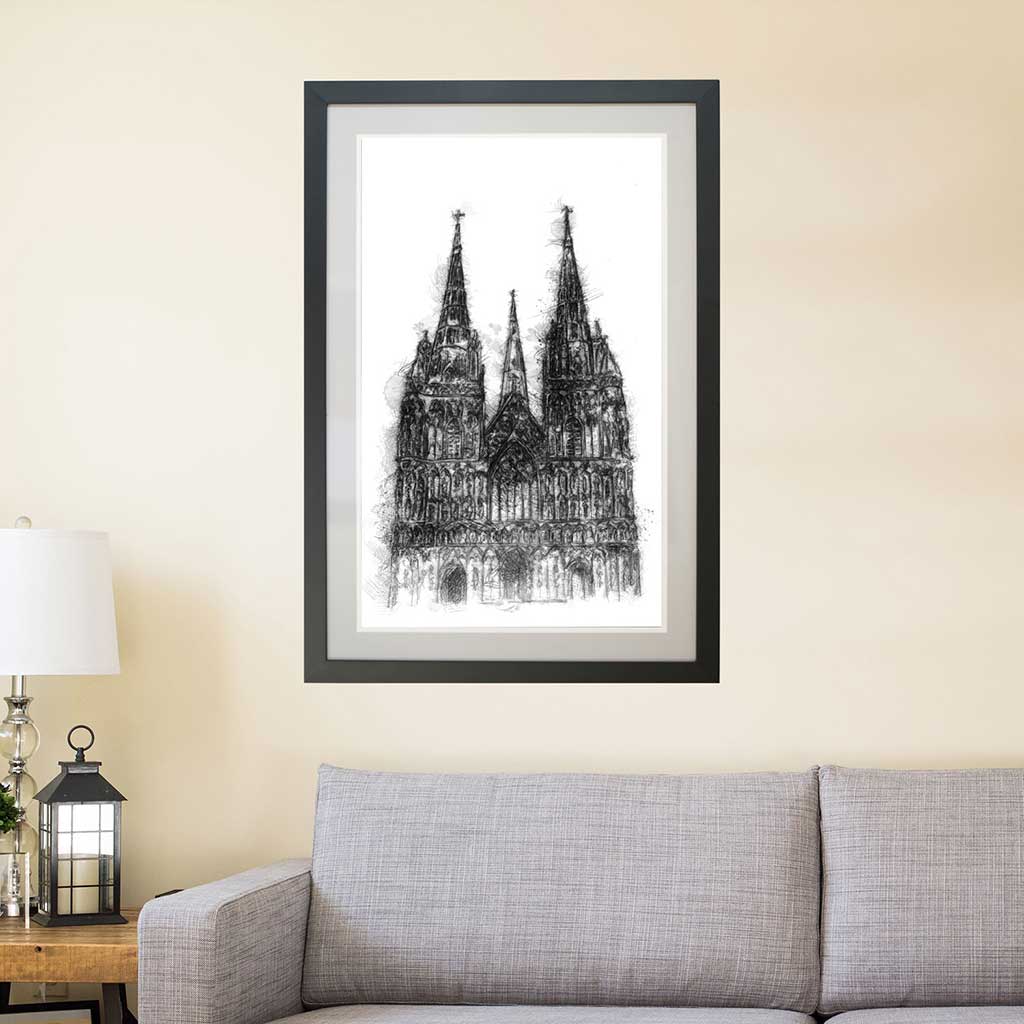 Original Lichfield cathedral sketch | SeanBriggs